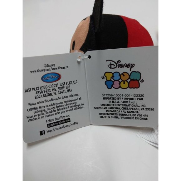 New Disney‎ Mini Tsum Tsum Plush Lot of 2 | Mickey, Minnie | w/Tags - Picture 9 of 12
